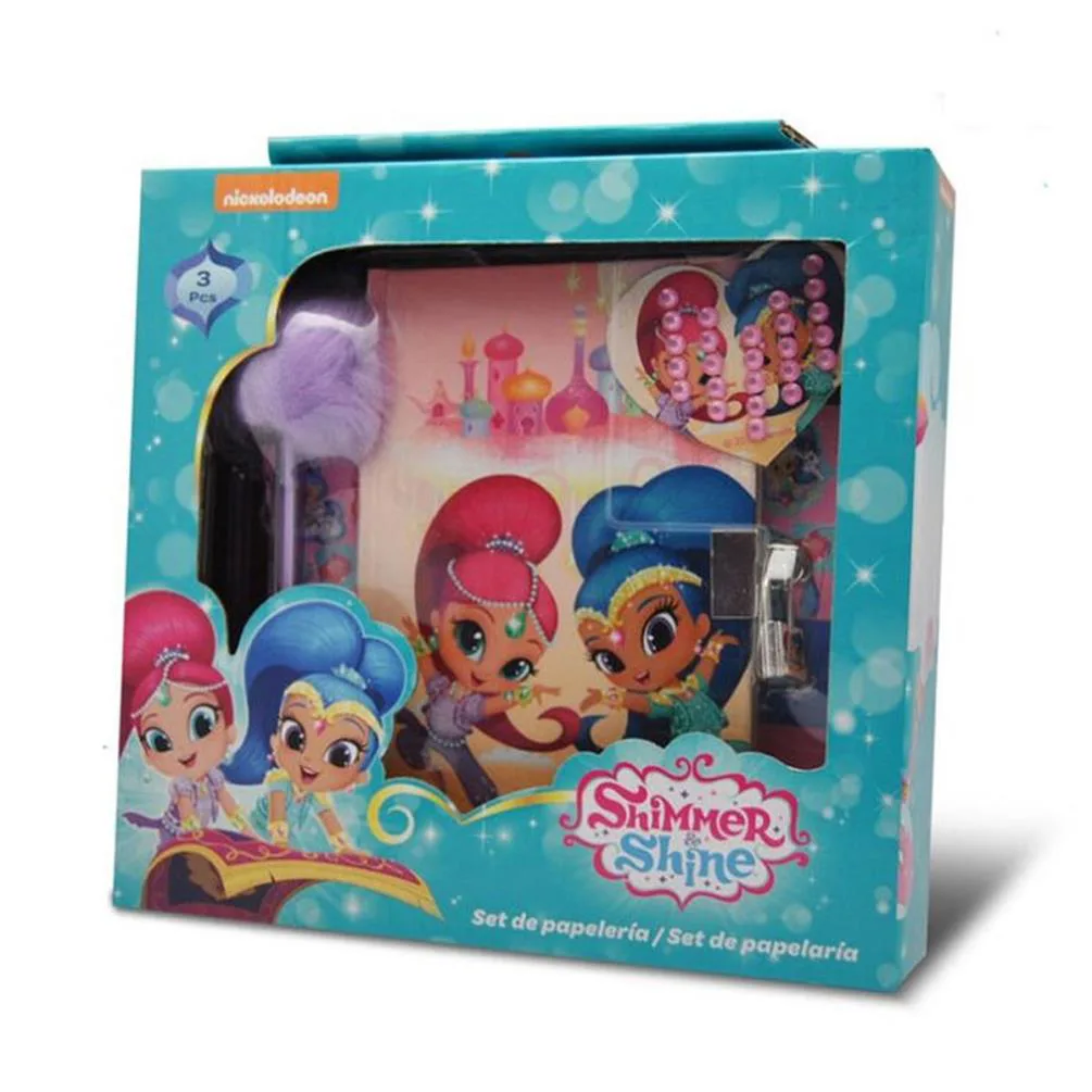 Shimmer & Shine 5 Piece Lockable Diary Stationery Set Extra Image 1