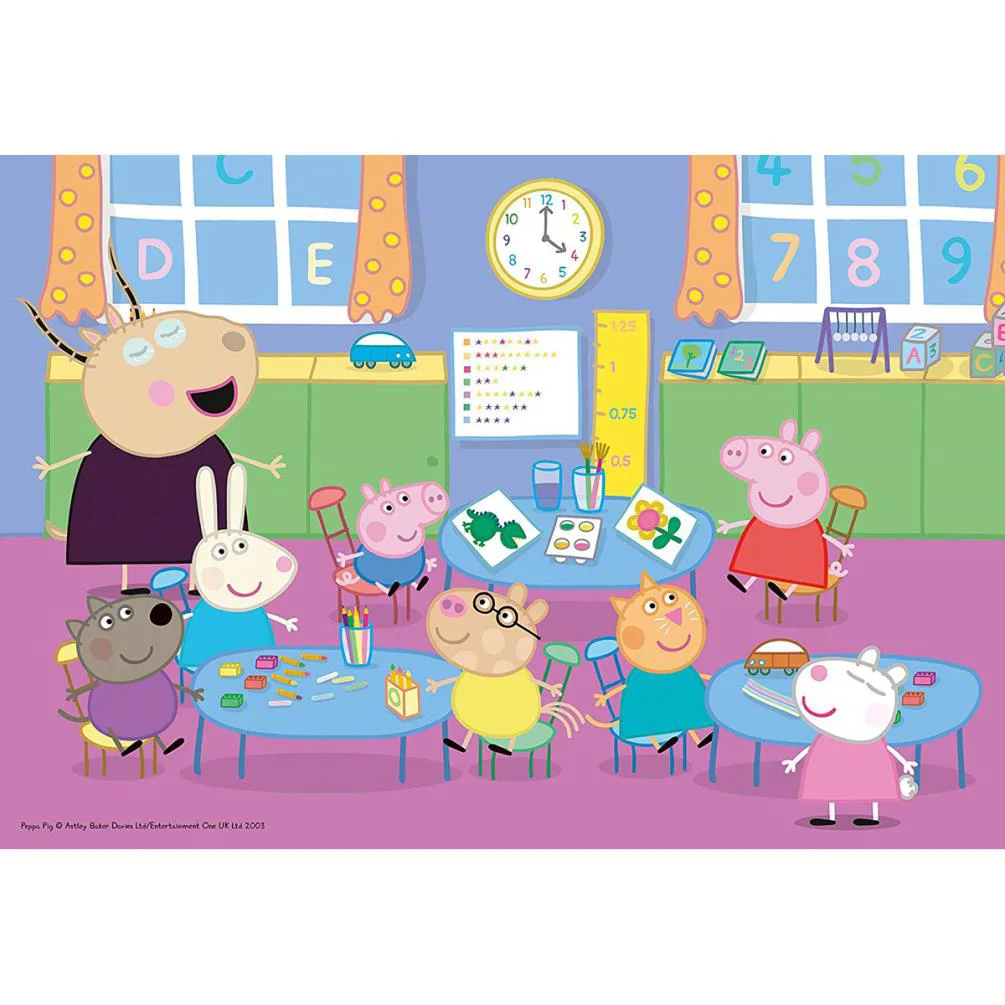 Peppa Pig Classroom Fun 35pc Jigsaw Puzzle Extra Image 1