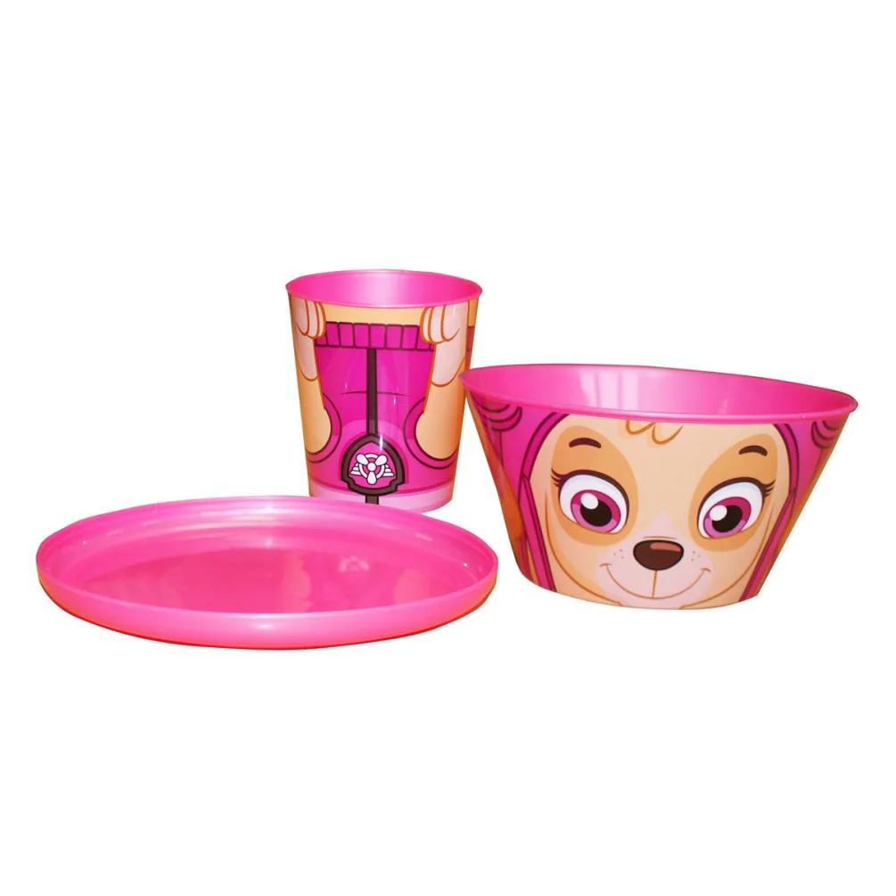 Paw Patrol Skye Stacking Meal Set Extra Image 2
