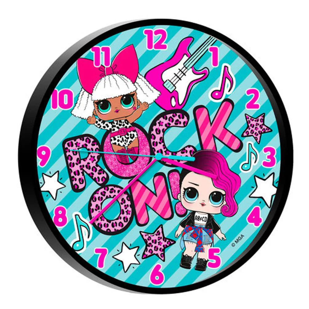 LOL Surprise Rock On Wall Clock Extra Image 1