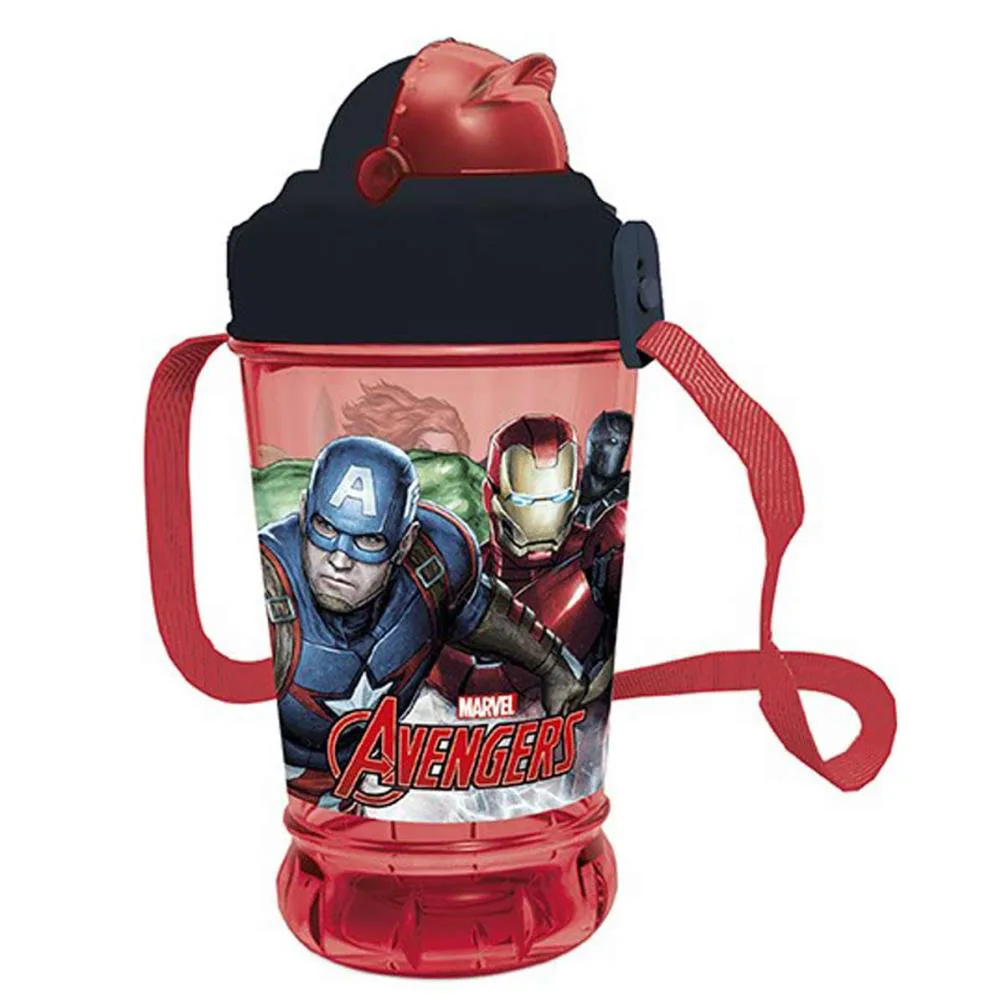 Marvel Avengers Pop-up Drinks Bottle with Carry Strap Extra Image 1