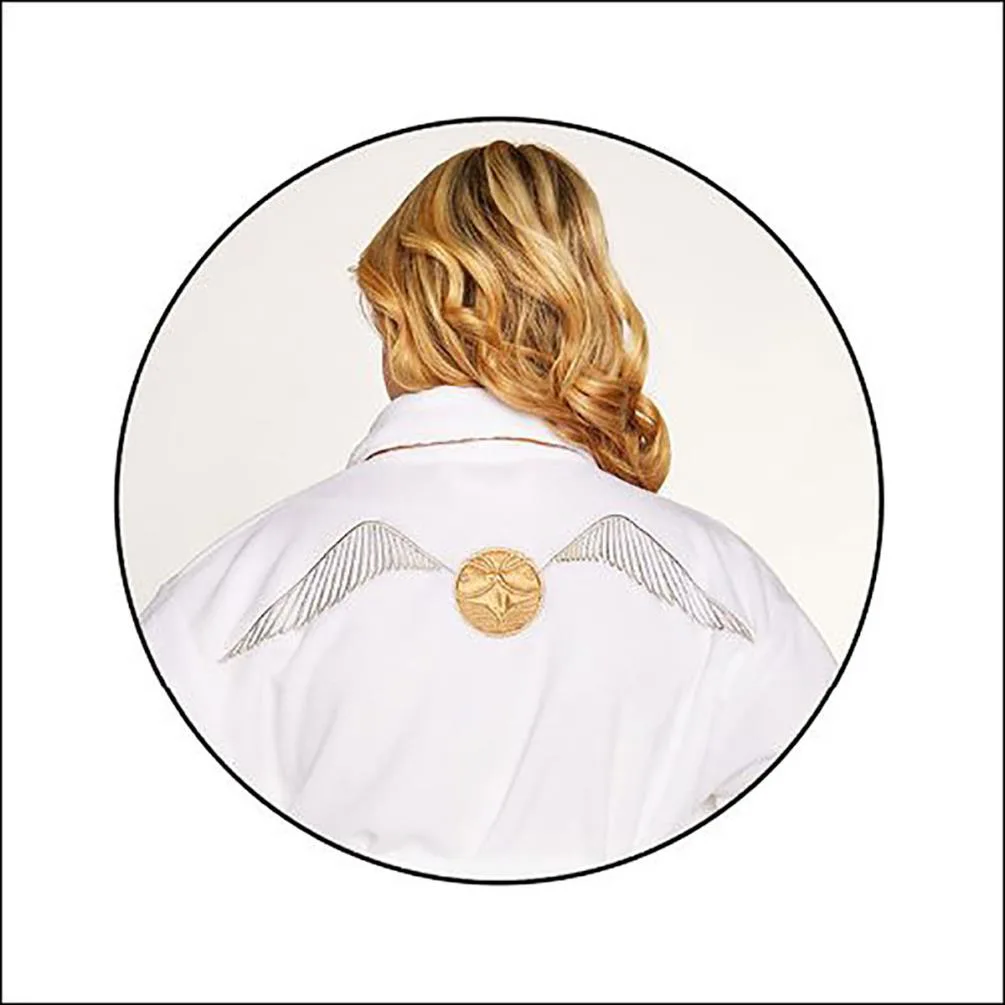Harry Potter Golden Snitch Ladies Fleece Robe Extra Image 1