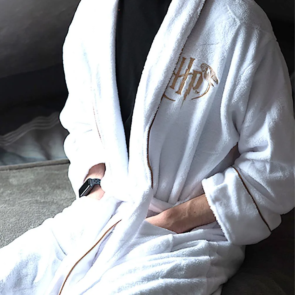 Harry Potter Golden Snitch Ladies Fleece Robe Extra Image 2