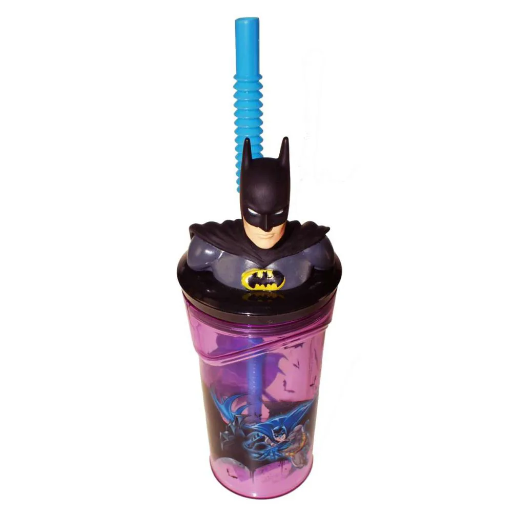Batman 3D Figurine Tumbler with Straw Extra Image 1