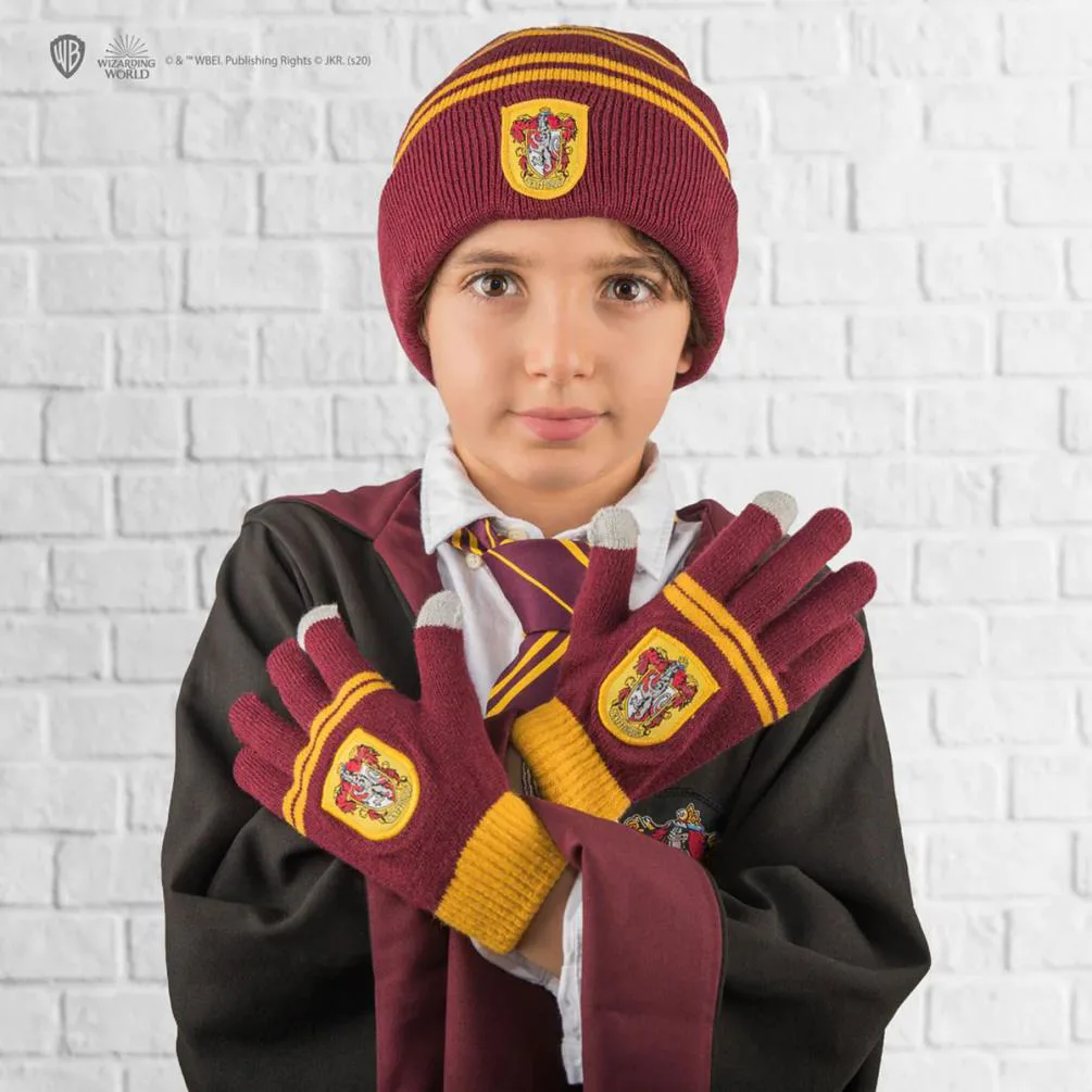 Harry Potter Kids Gryffindor Gloves & Beanie Set Extra Image 1