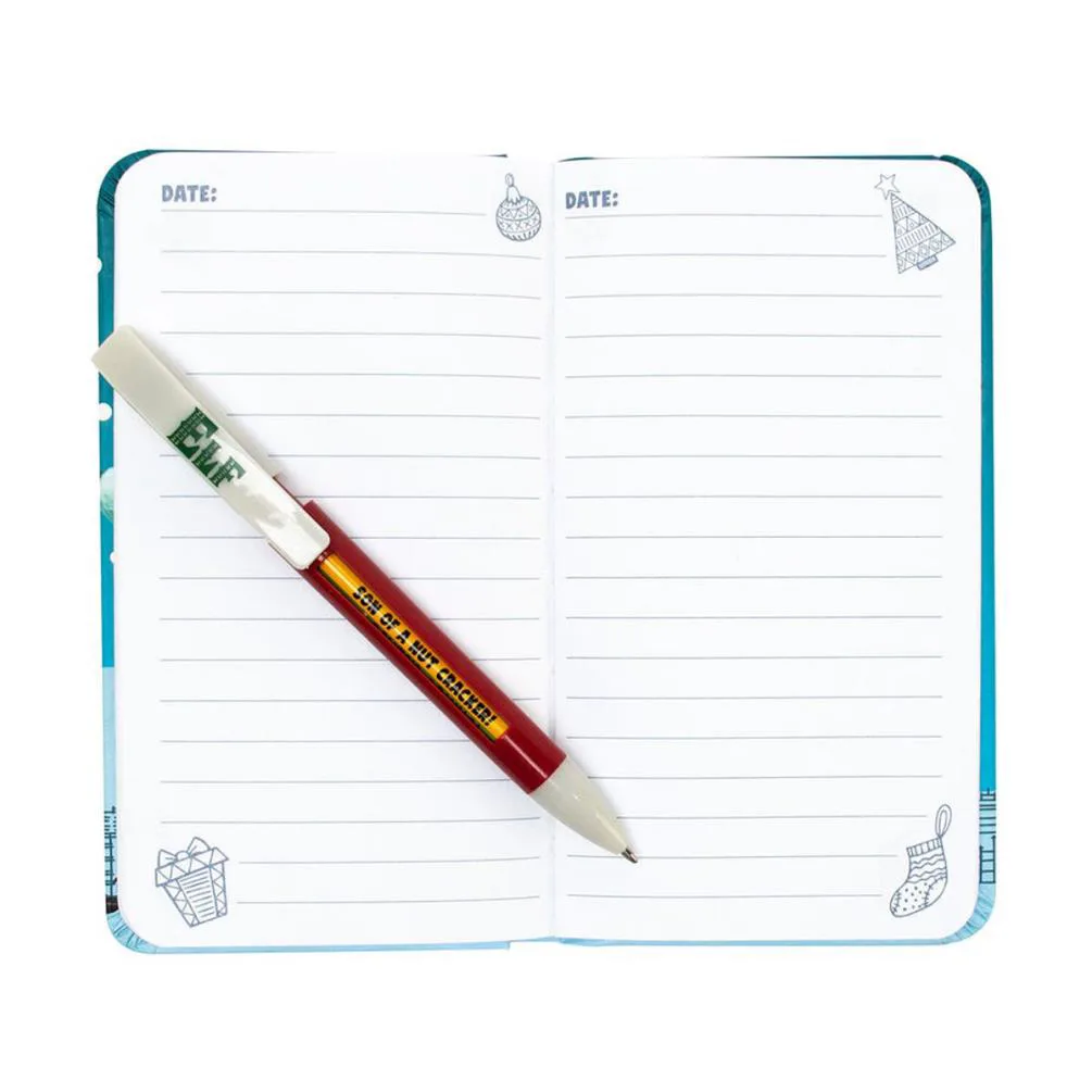 Elf Christmas Notebook & Pen Gift Set Extra Image 2