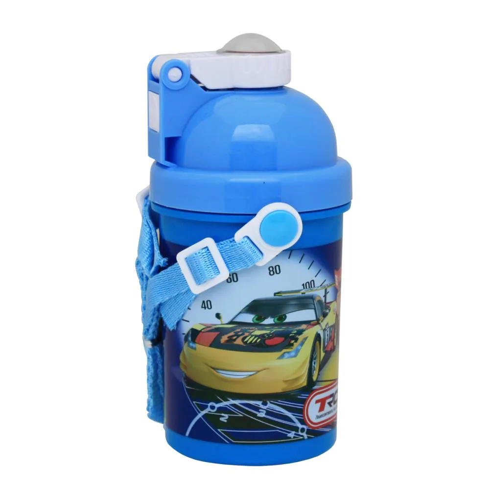 Disney Cars 400ml Drinks Bottle With Strap Extra Image 1