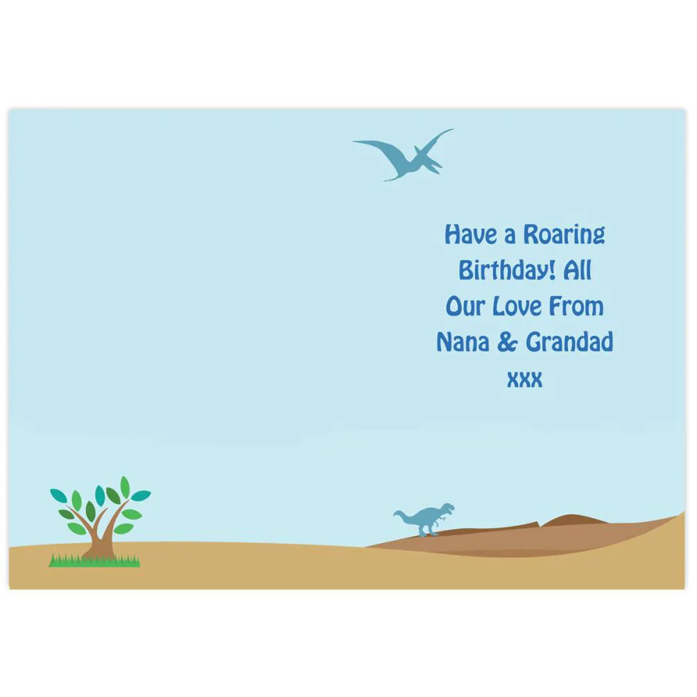 Personalised Dinosaur Card Extra Image 1