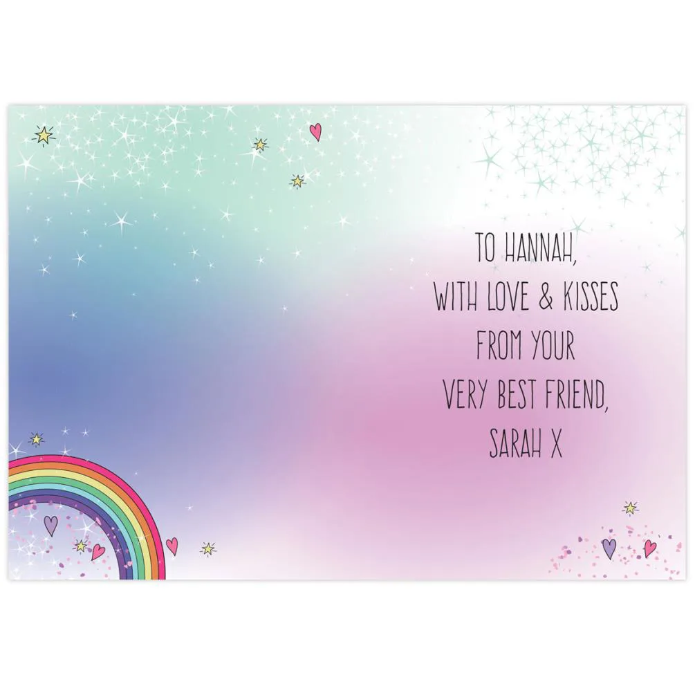 Personalised Unicorn Card Extra Image 1