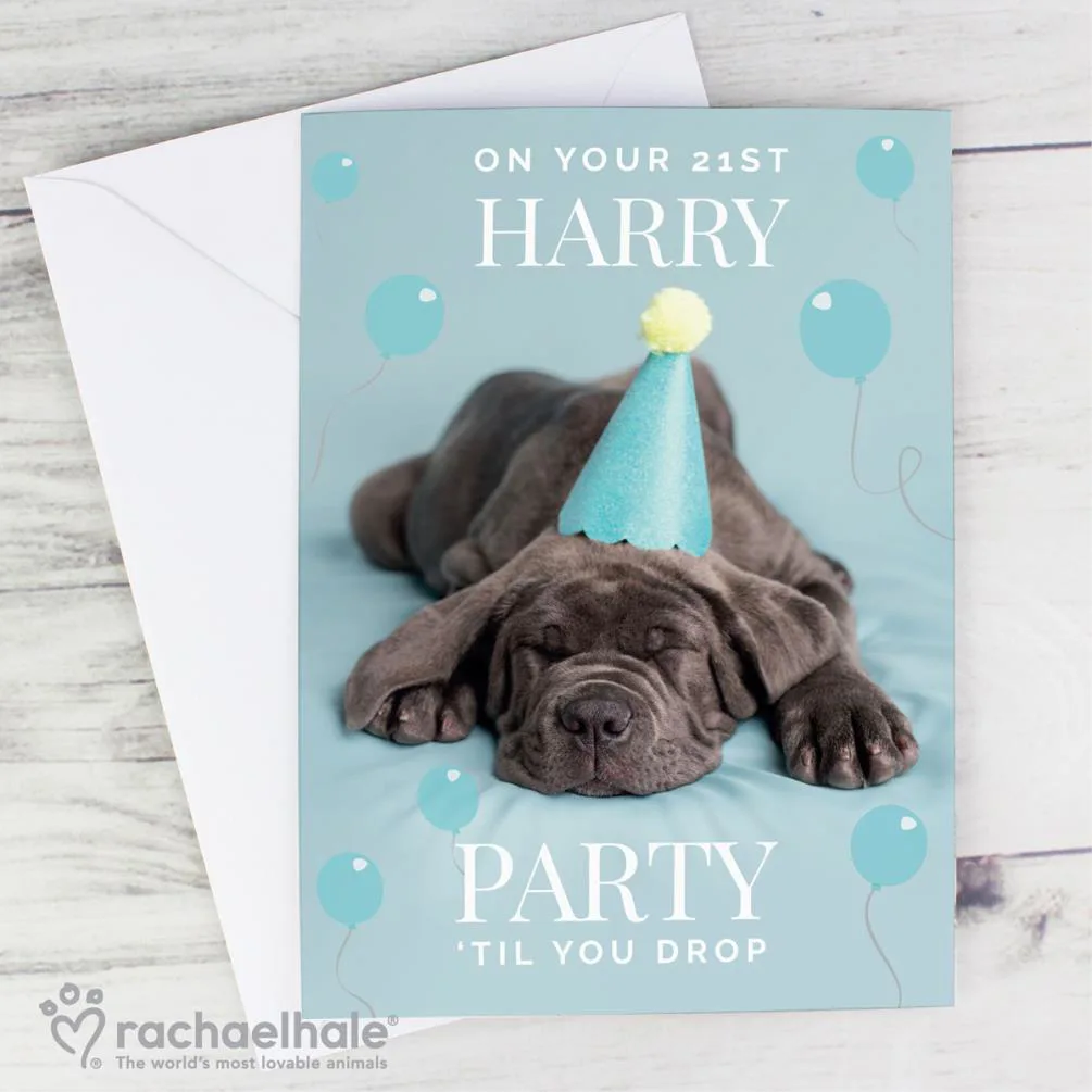 Personalised Rachael Hale Party 'Til You Drop Card Extra Image 3