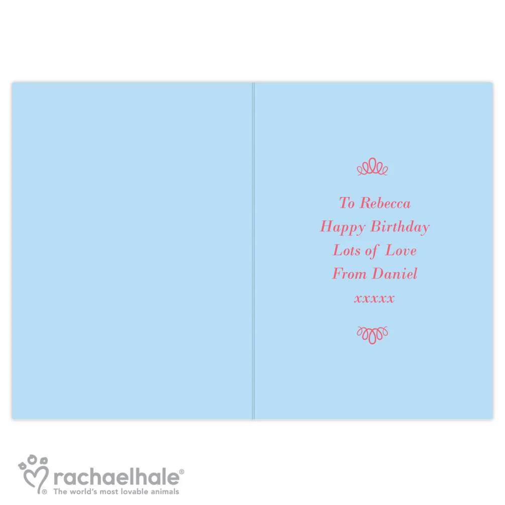 Personalised Rachael Hale Fabulous Birthday Card Extra Image 1