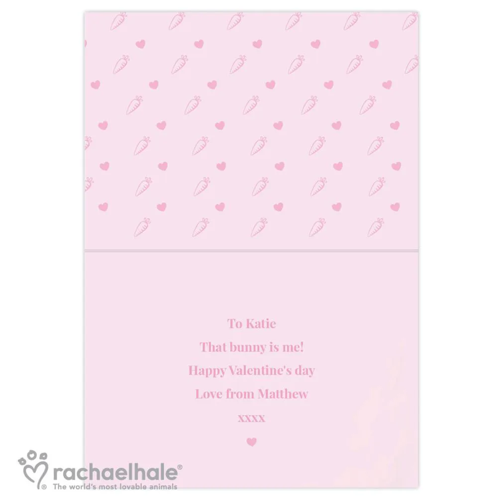 Personalised Rachael Hale Some Bunny Card Extra Image 1