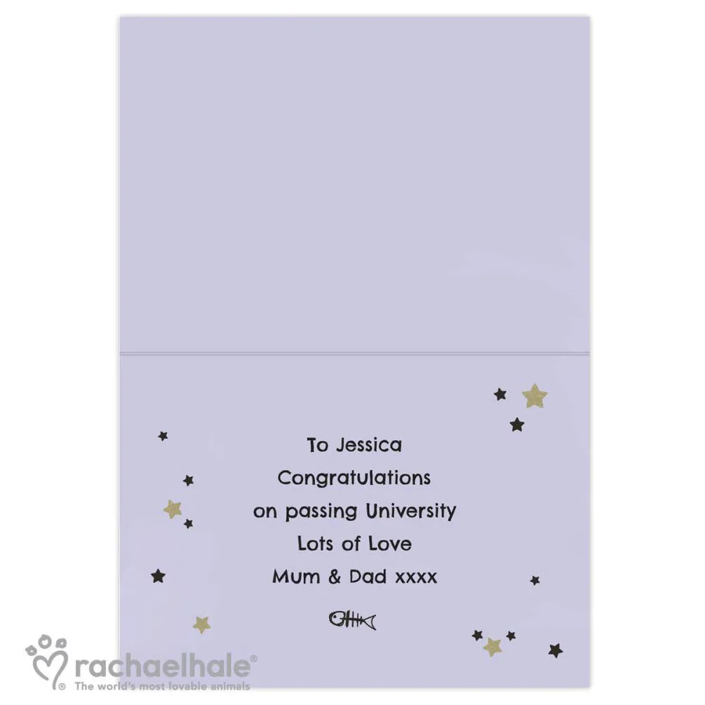 Personalised Rachael Hale You''re the Cats Whiskers Card Extra Image 2