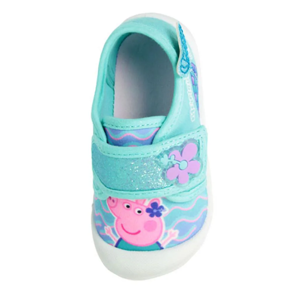 Peppa Pig Kids Canvas Plimsoll Trainers Extra Image 1