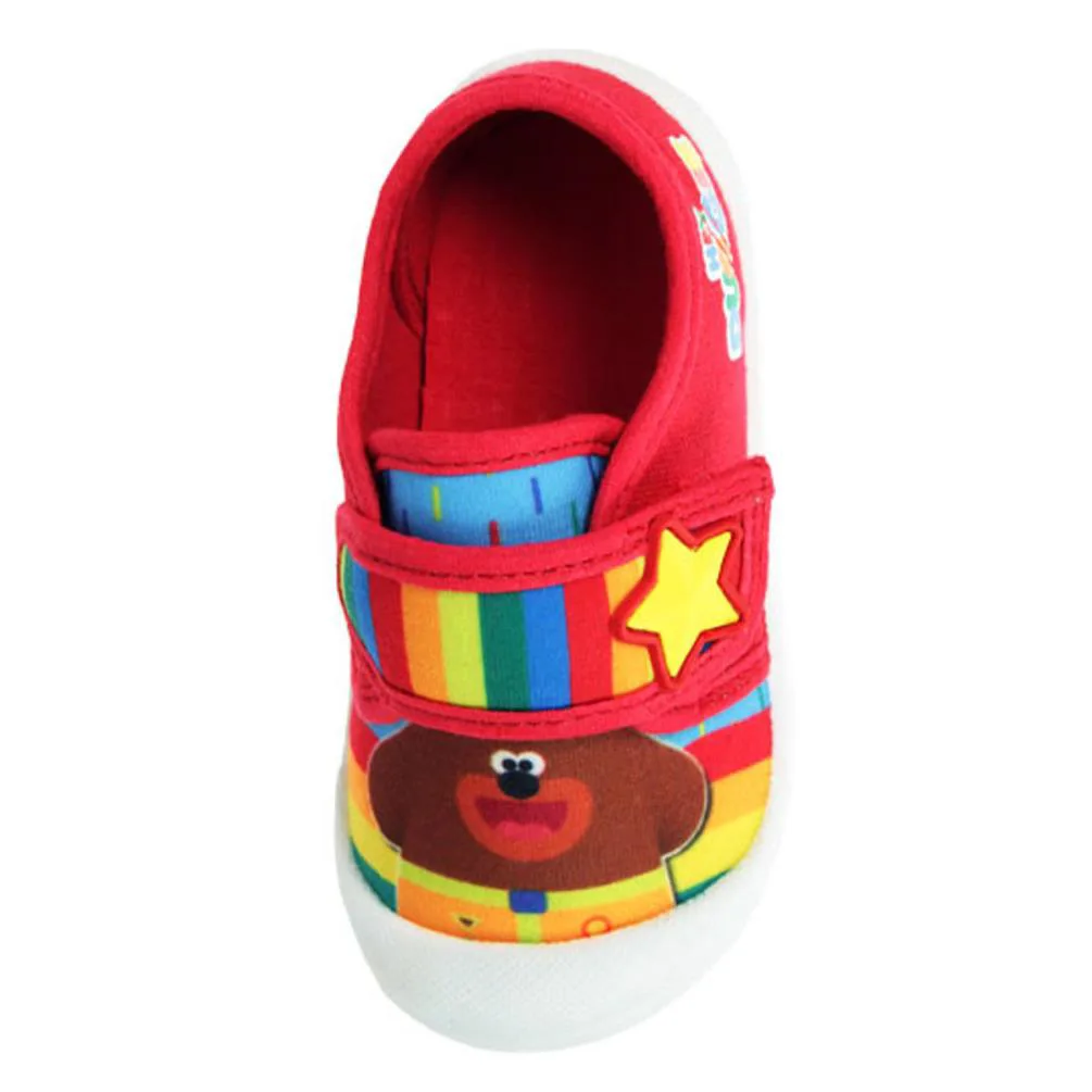 Hey Duggee Metru Kids Canvas Plimsoll Trainers Extra Image 1
