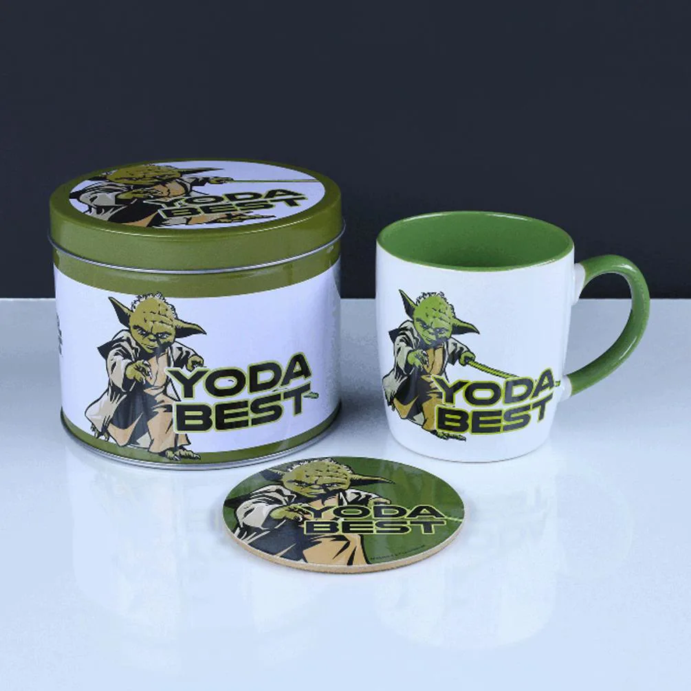 Star Wars Yoda Best Mug & Coaster in Tin Extra Image 1