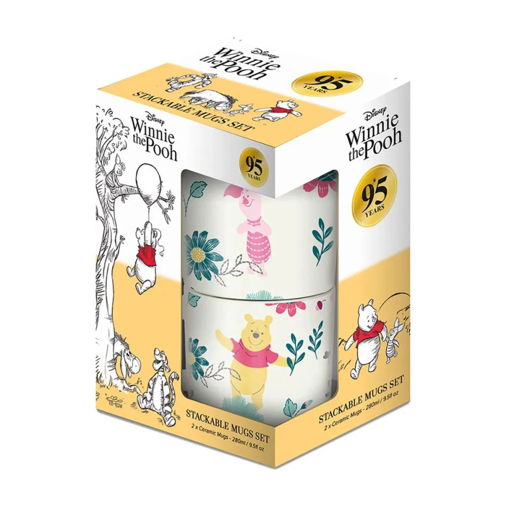 Winnie The Pooh Friends Stackable Forever Mugs Set Extra Image 1