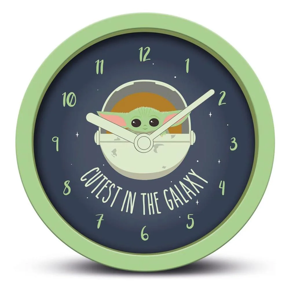 Star Wars The Mandalorian Baby Yoda Desk Clock Extra Image 1