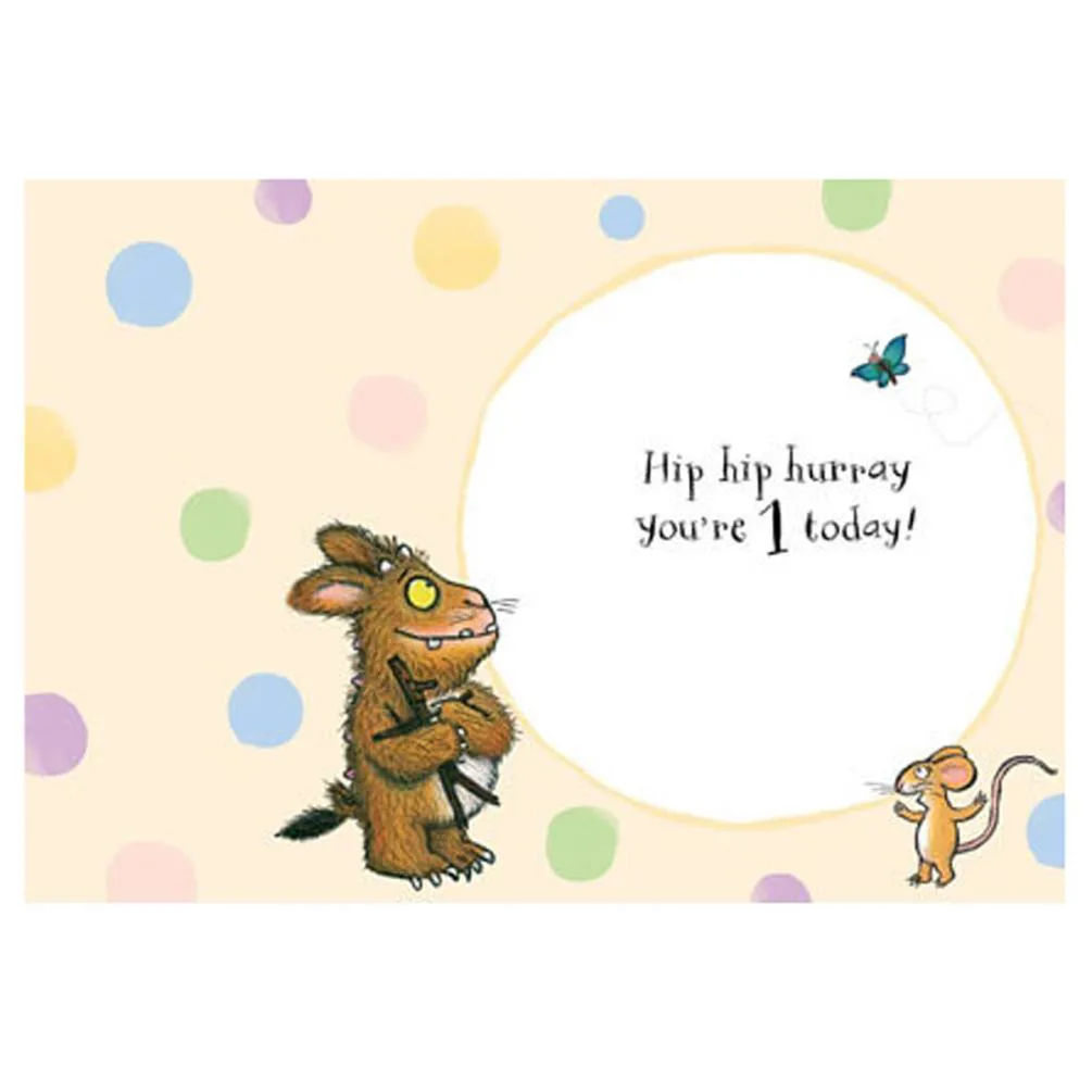 Happy 1st Birthday The Gruffalo Birthday Card Extra Image 1