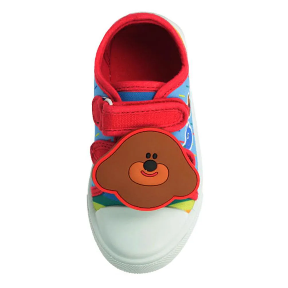 Hey Duggee Doorma Kids Canvas Plimsoll Trainers Extra Image 1