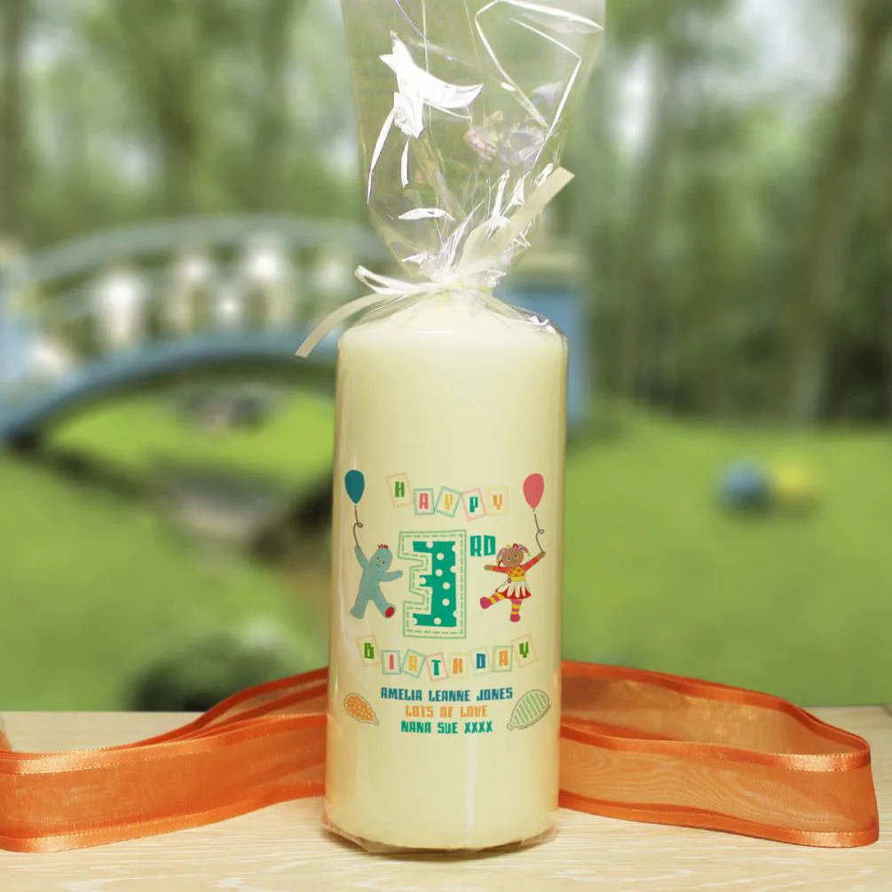 Personalised In The Night Garden Birthday Candle Extra Image 2