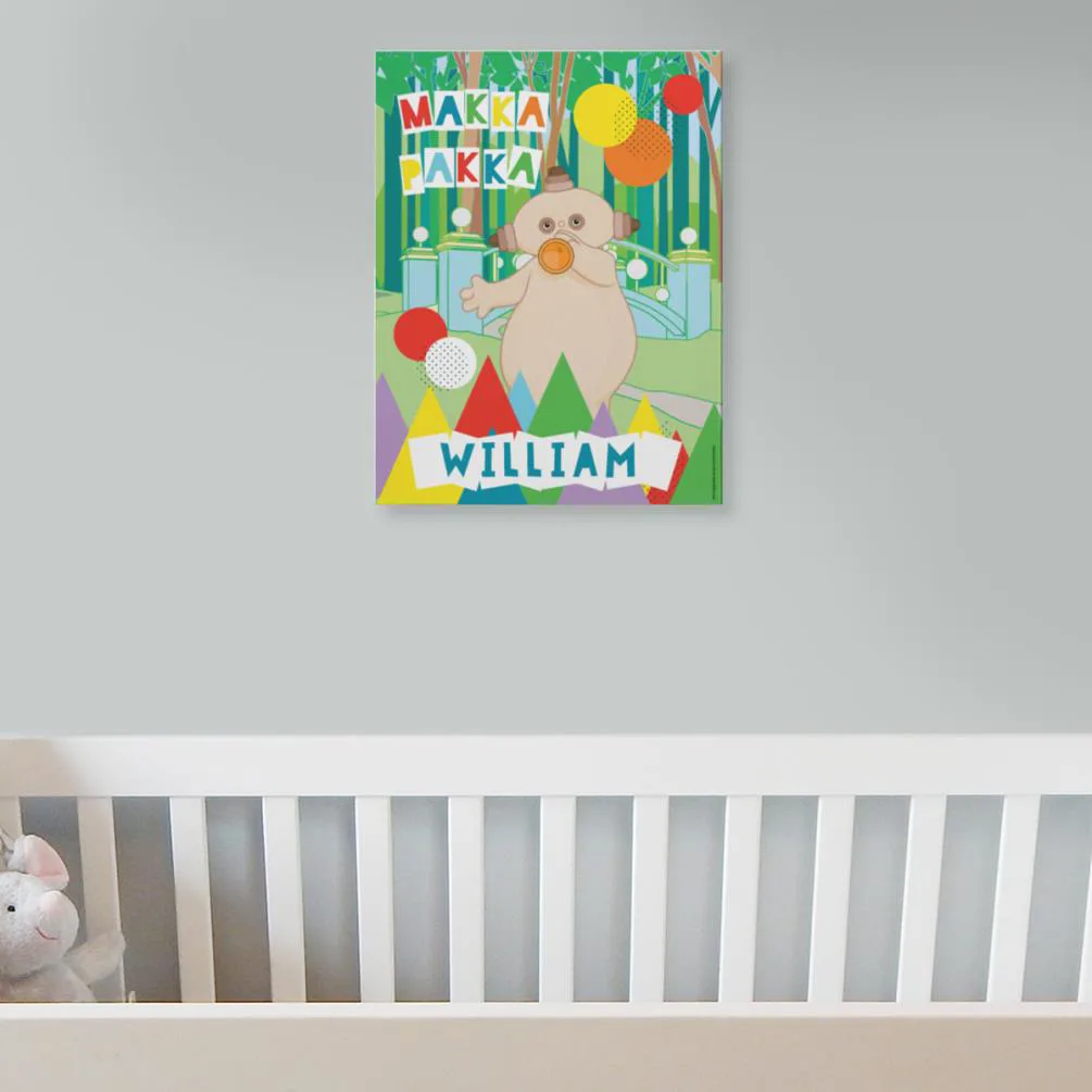 Personalised Makka Pakka Canvas Print Extra Image 3