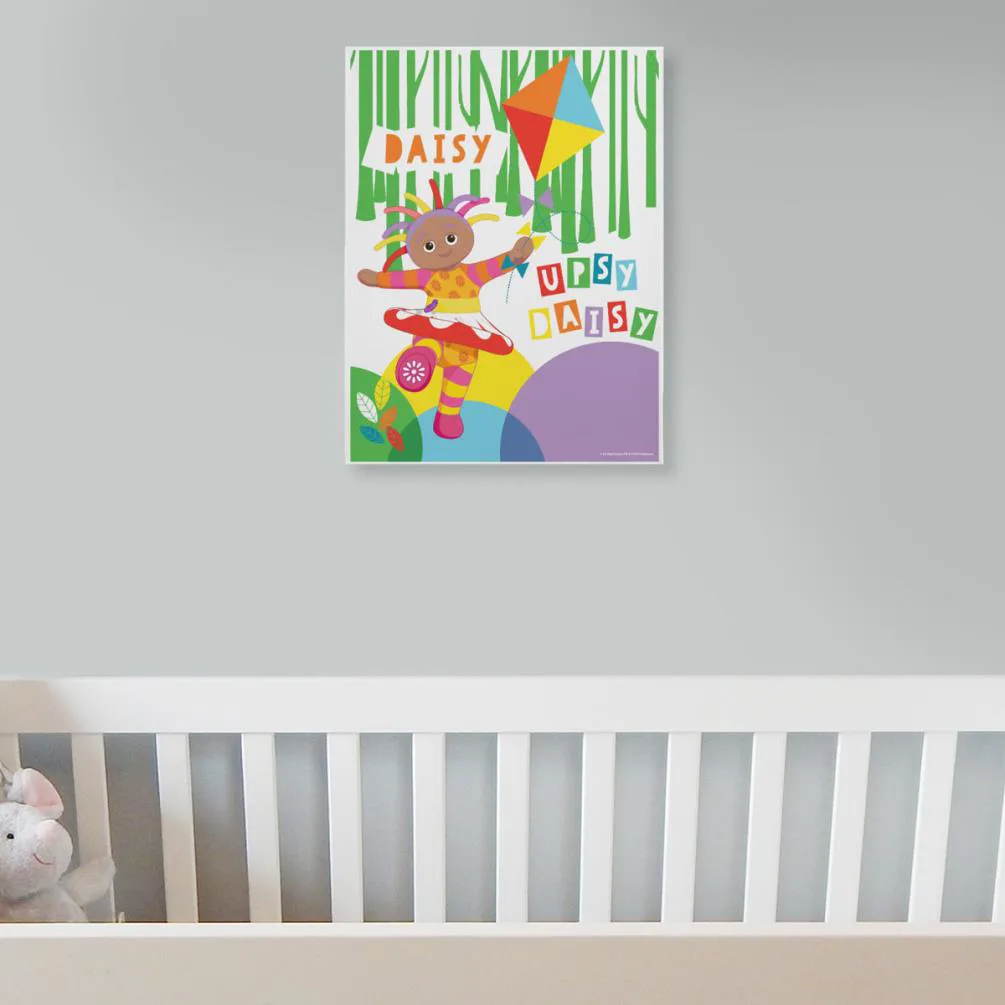 Personalised Upsy Daisy Kite Canvas Print Extra Image 2
