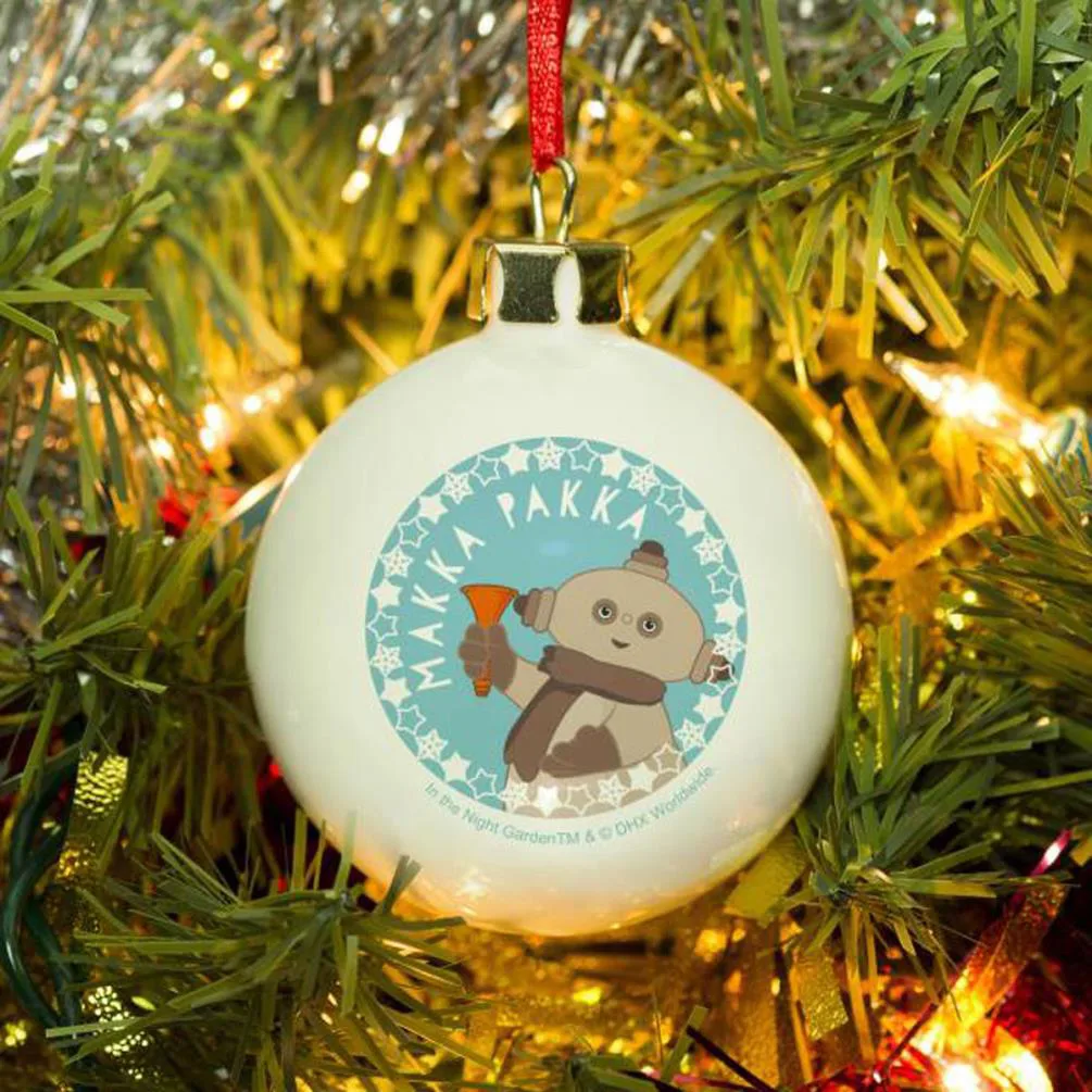 Personalised In The Night Garden Makka Pakka Snowtime Bauble Extra Image 1