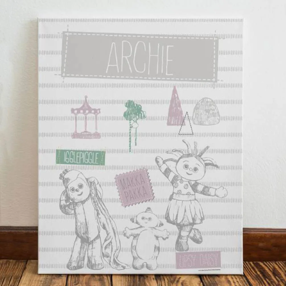 Personalised In The Night Garden Magic Garden Canvas Extra Image 1