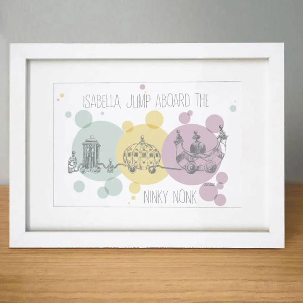 Personalised In The Night Garden Ninky Nonk Framed Print Extra Image 1