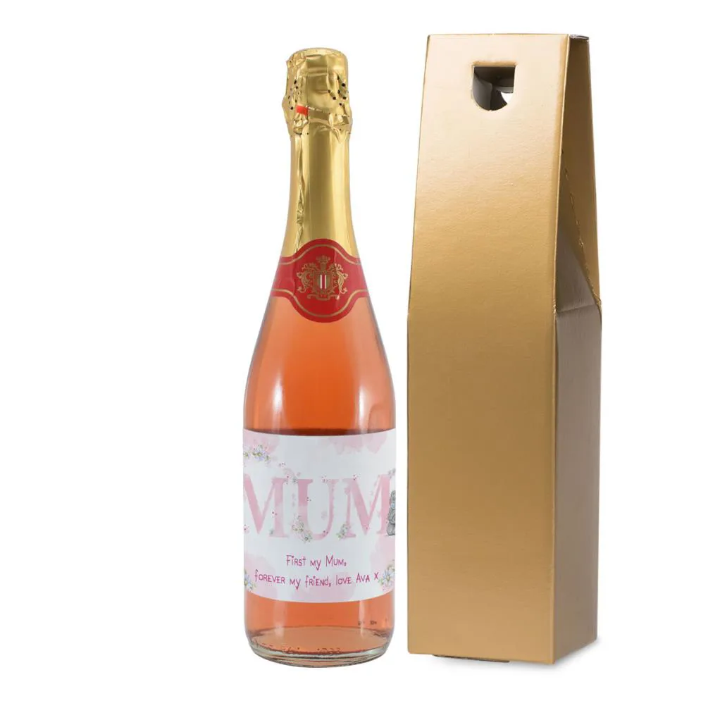 Personalised Me to You MUM Sparkling Rosé Extra Image 1