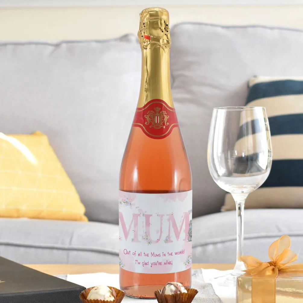 Personalised Me to You MUM Sparkling Rosé Extra Image 2