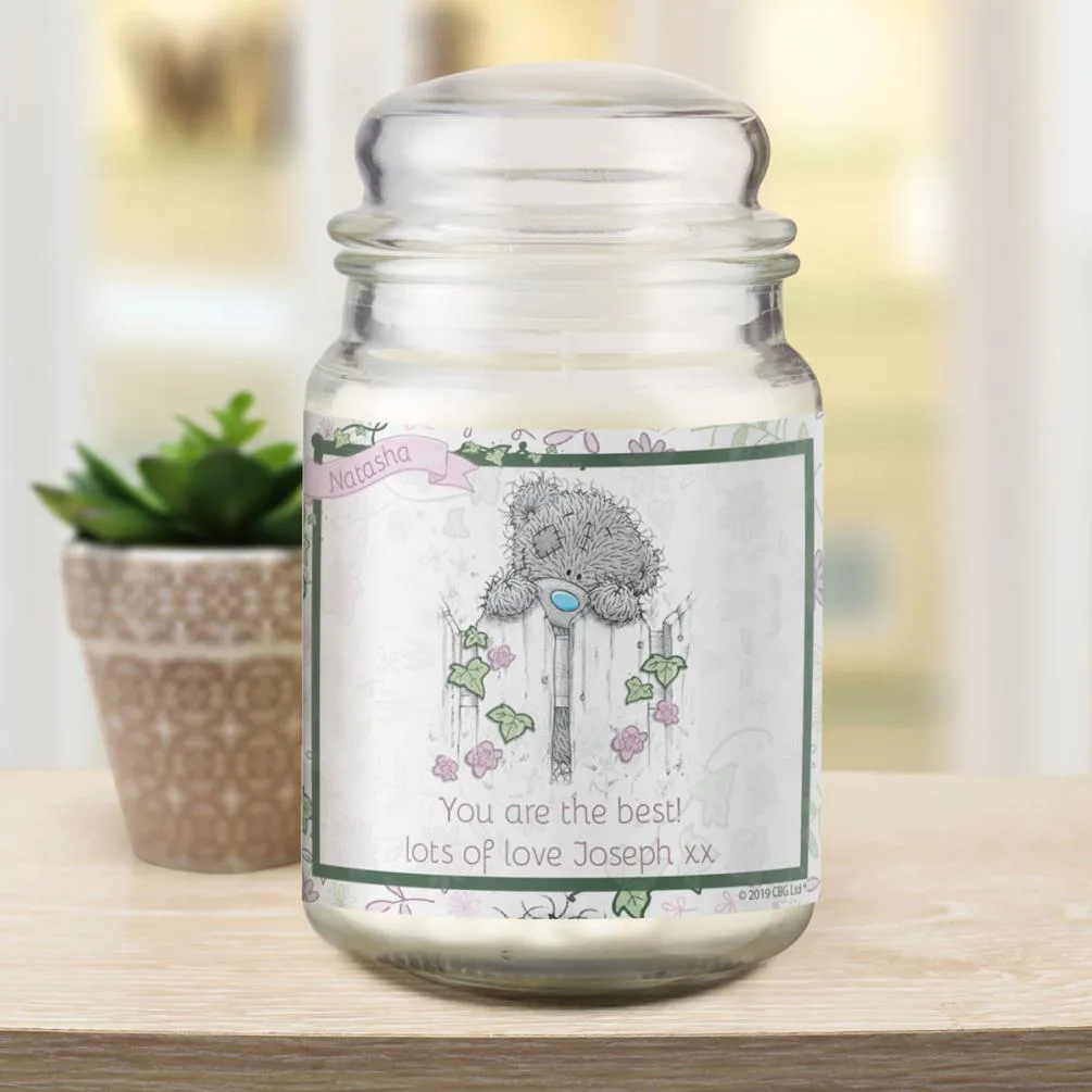 Personalised Me to You Secret Garden Jar Candle Extra Image 1