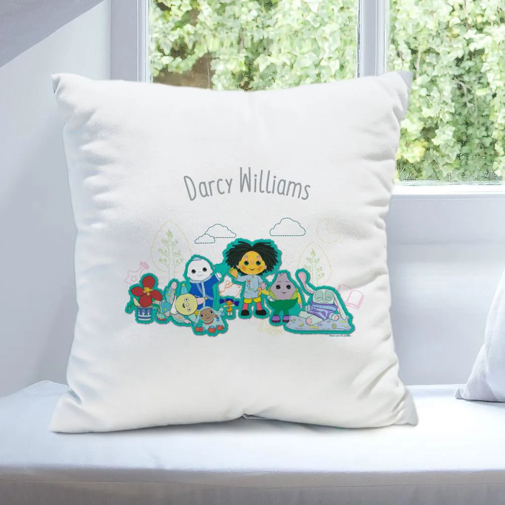 Personalised Moon and Me White Cushion Extra Image 1