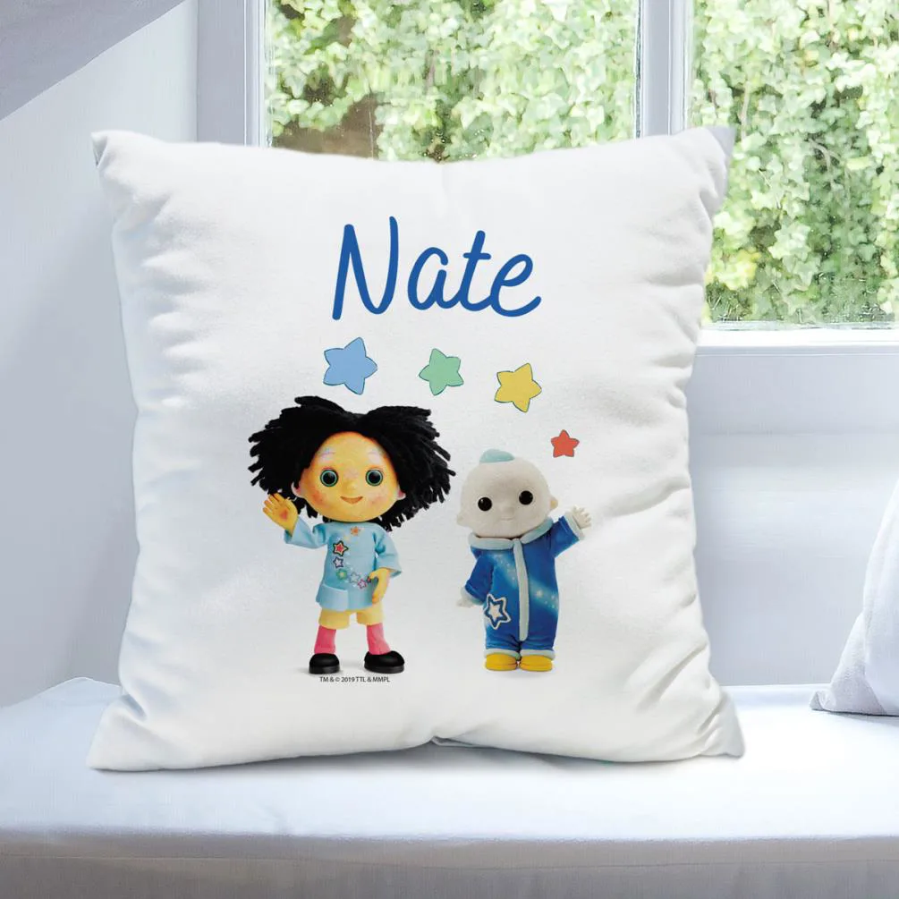 Personalised Moon and Me Pepi Nana & Moon Baby Cushion Extra Image 1