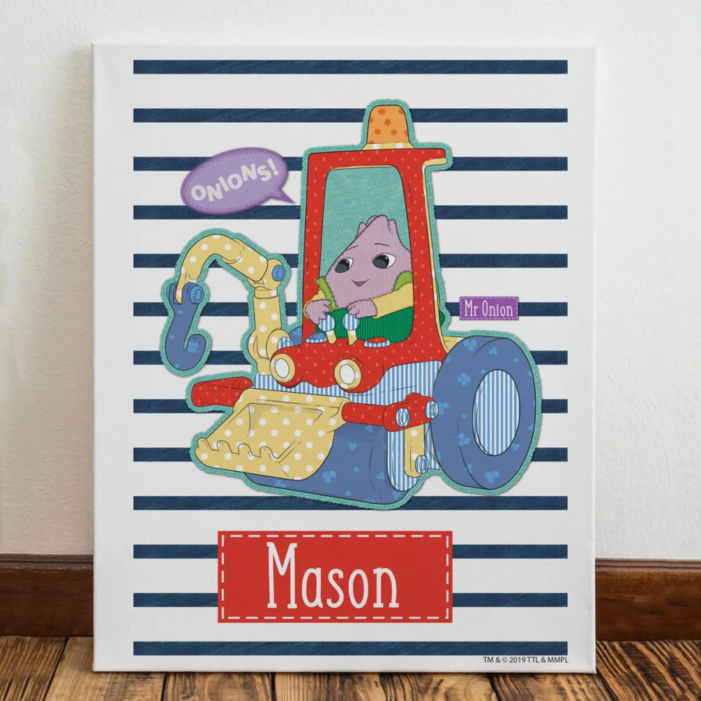 Personalised Moon and Me Mr Onion Canvas Extra Image 1