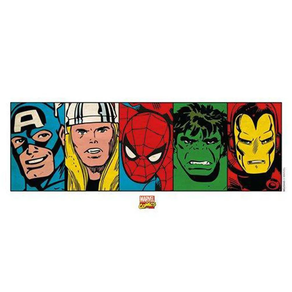 Marvel Comics Faces Retro Mug Extra Image 1