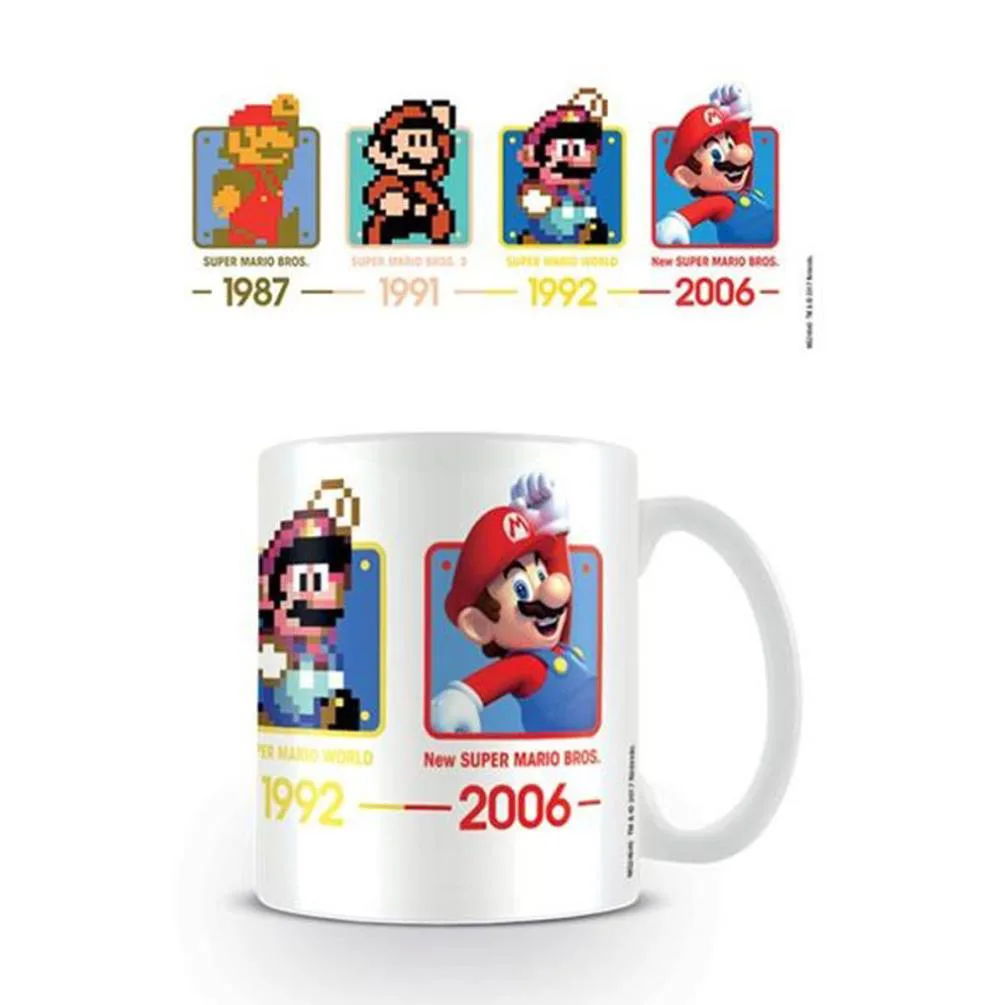 Super Mario Retro Timeline Mug Extra Image 1