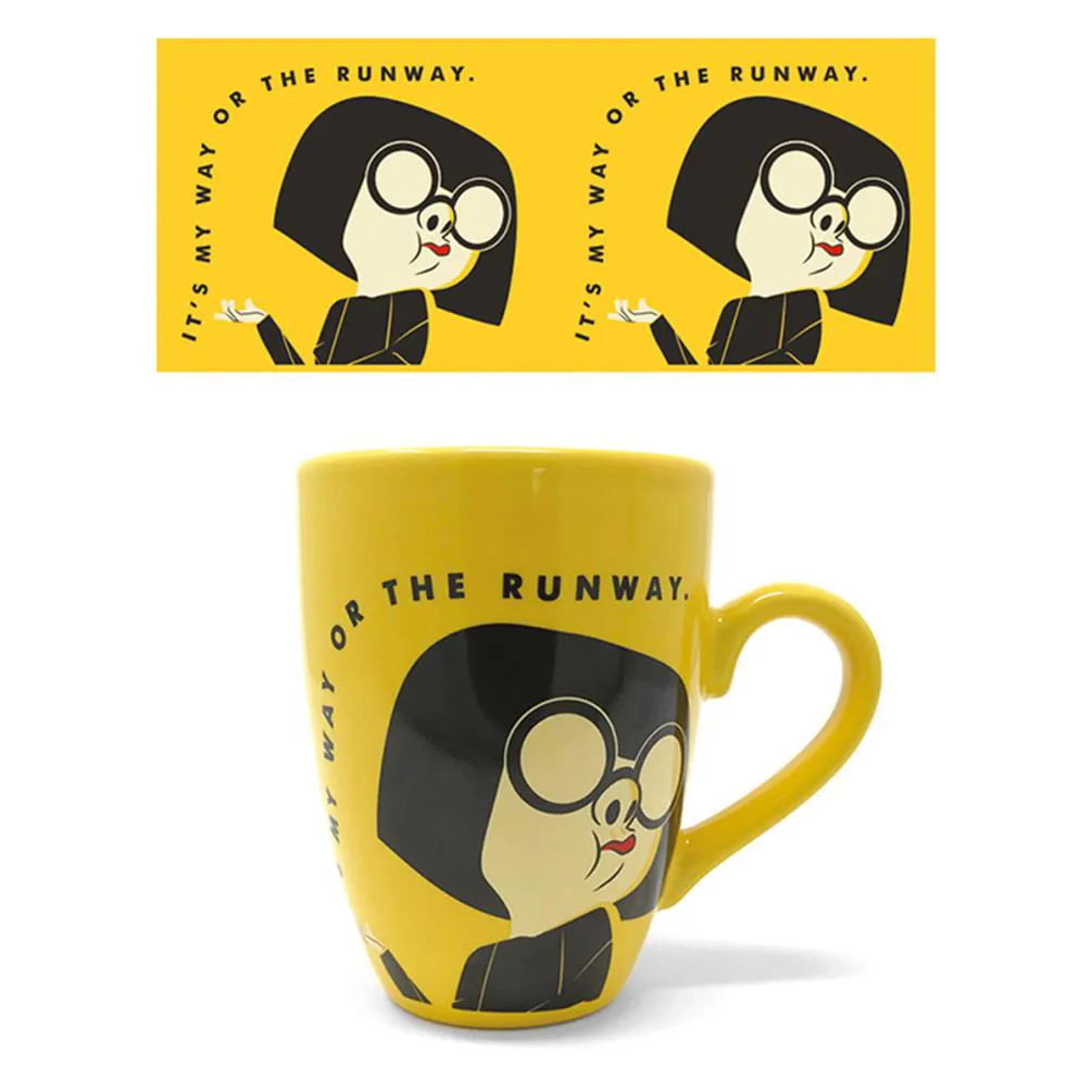 Incredibles 2 Edna E Mode Latte Mug Extra Image 1