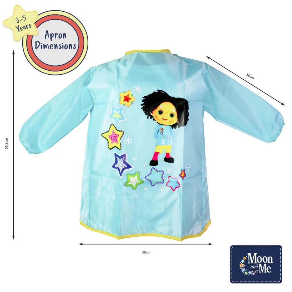 Moon and Me Kids Messy Play Apron Age 3-5 Years Extra Image 1