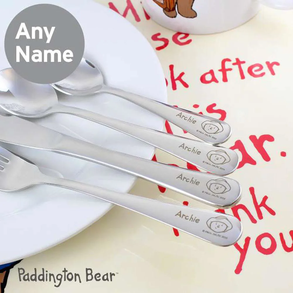 Personalised Paddington Bear Cutlery Set Extra Image 3
