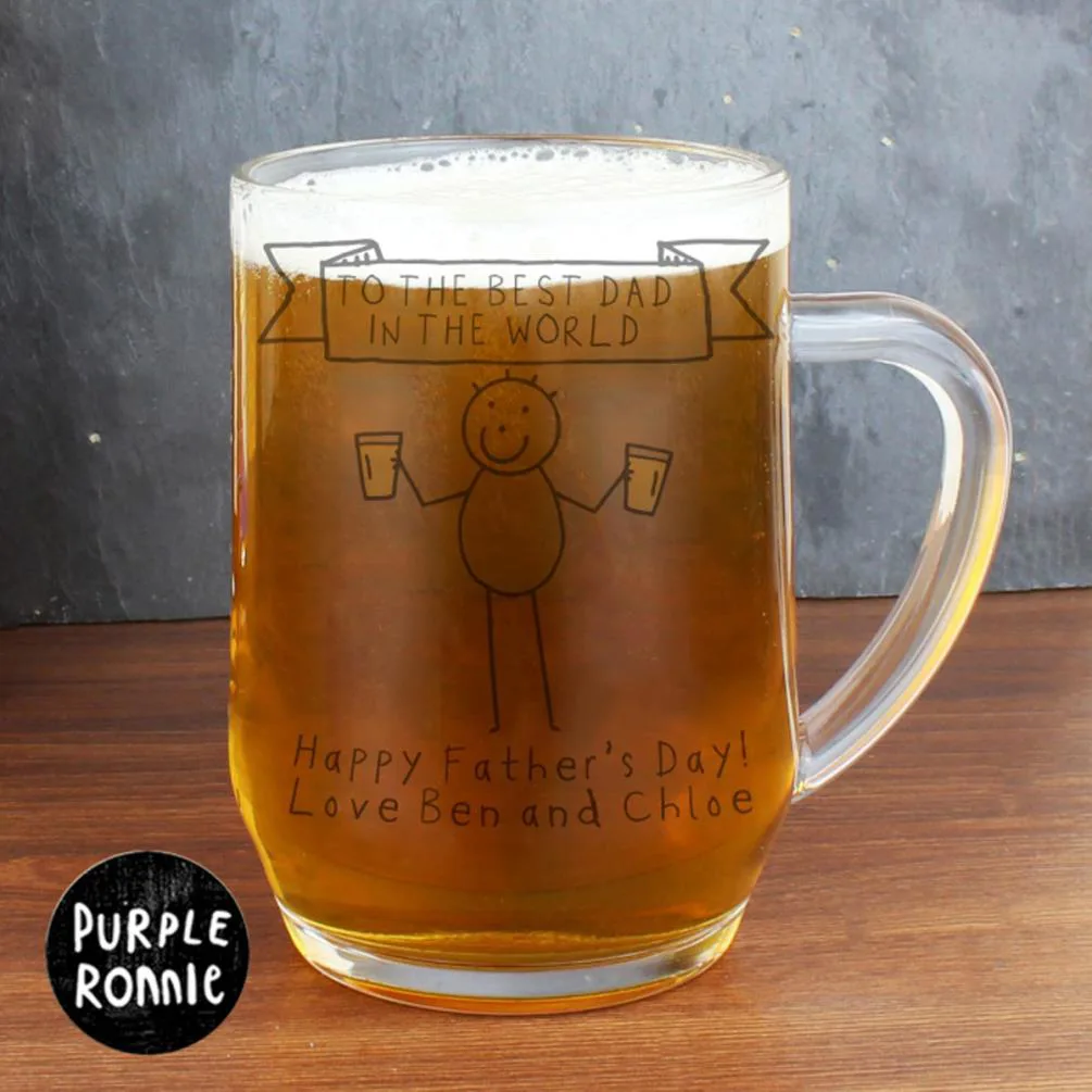 Personalised Purple Ronnie Cheers Tankard Extra Image 1