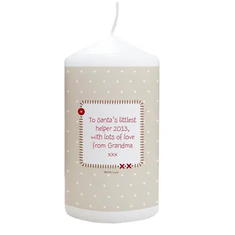 Personalised Forever Friends My 1st Christmas Candle Extra Image 1