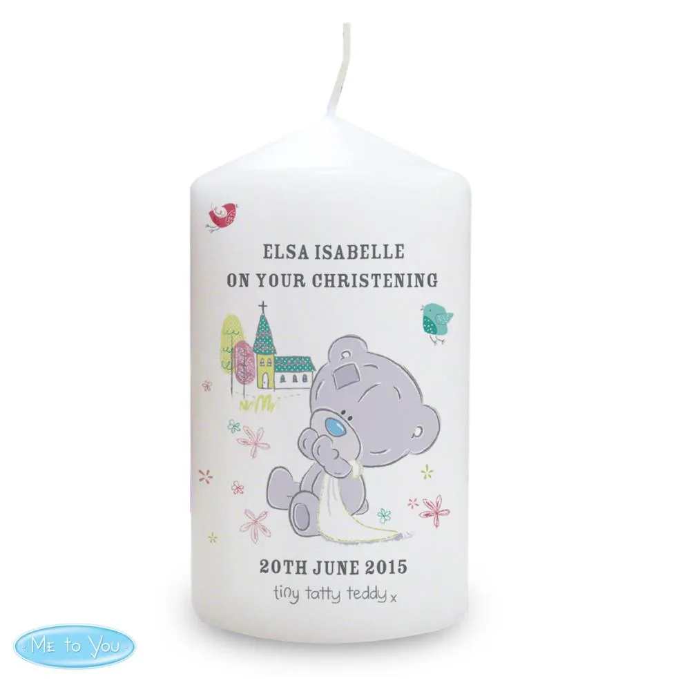 Personalised Tiny Tatty Teddy Candle Extra Image 1