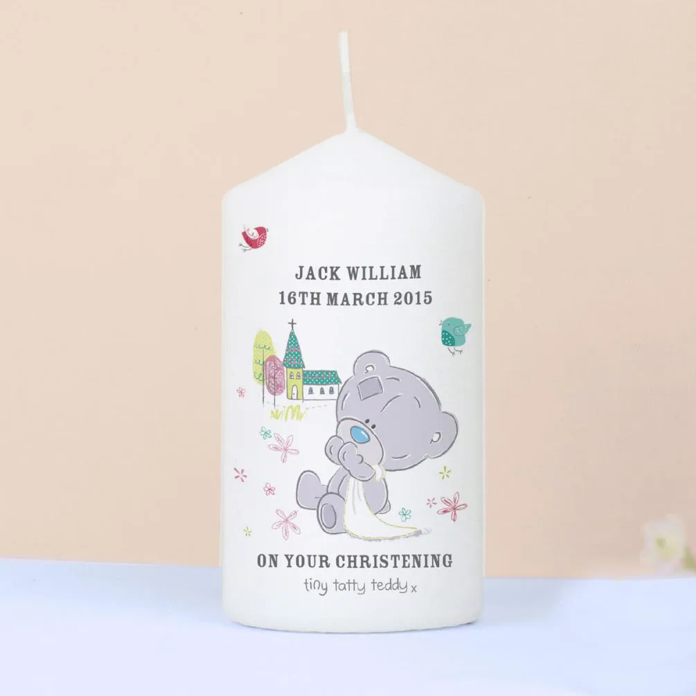 Personalised Tiny Tatty Teddy Candle Extra Image 2
