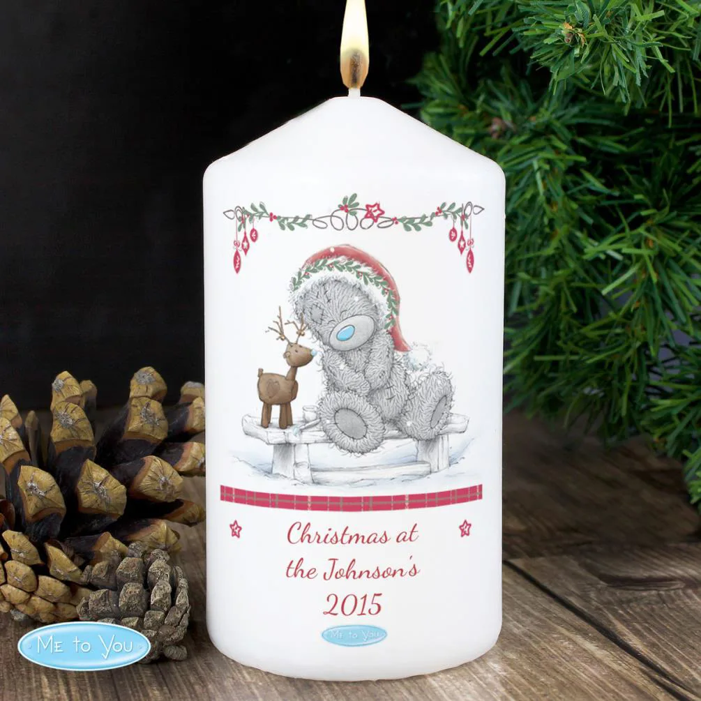 Personalised Me to You Christmas Reindeer Candle Extra Image 3