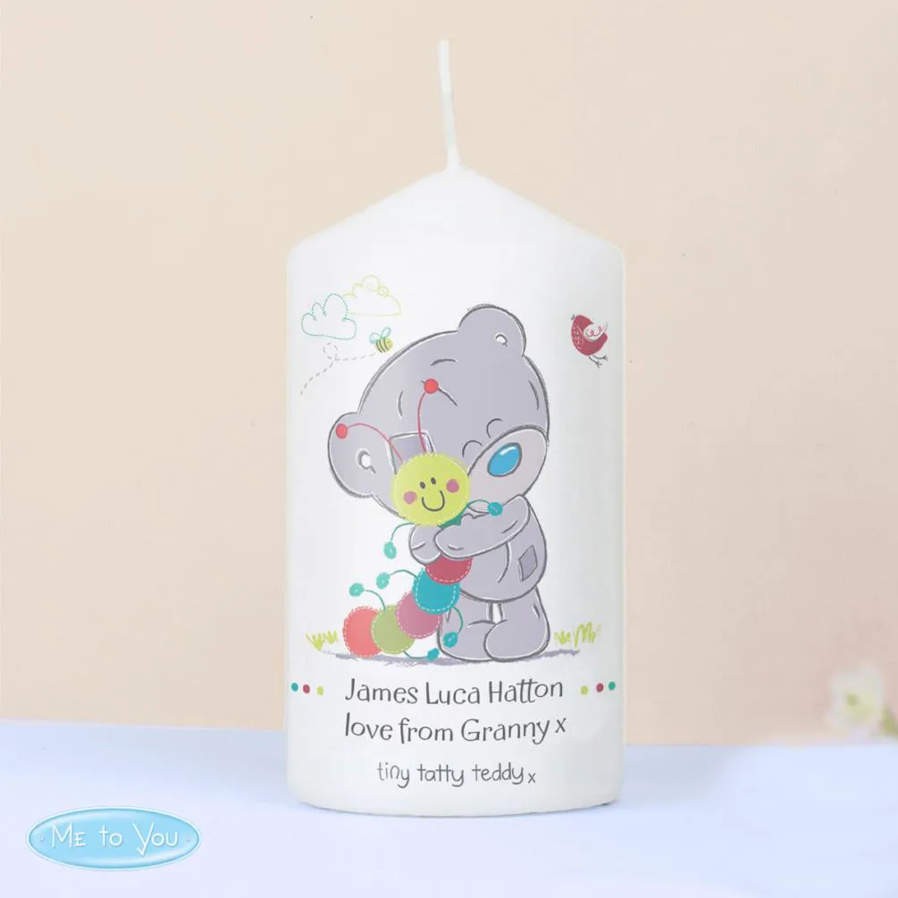 Personalised Tiny Tatty Teddy Cuddle Bug Candle Extra Image 2