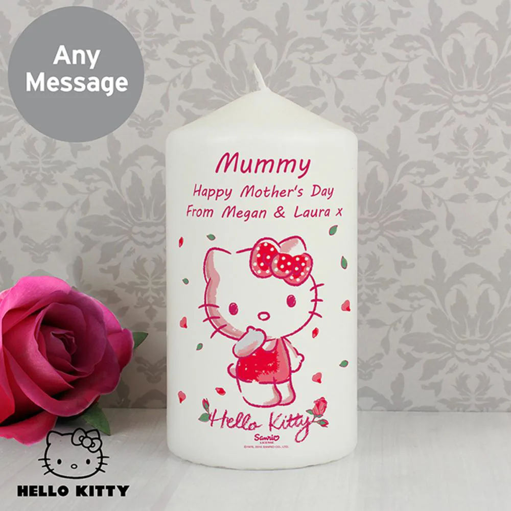 Personalised Hello Kitty Cherry Bloom Candle Extra Image 2