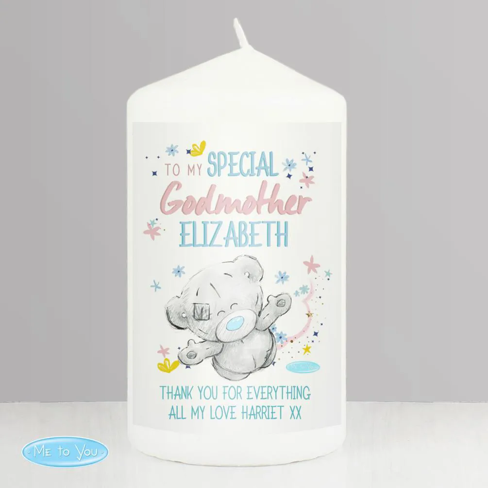 Personalised Me to You Godmother Pillar Candle Extra Image 3