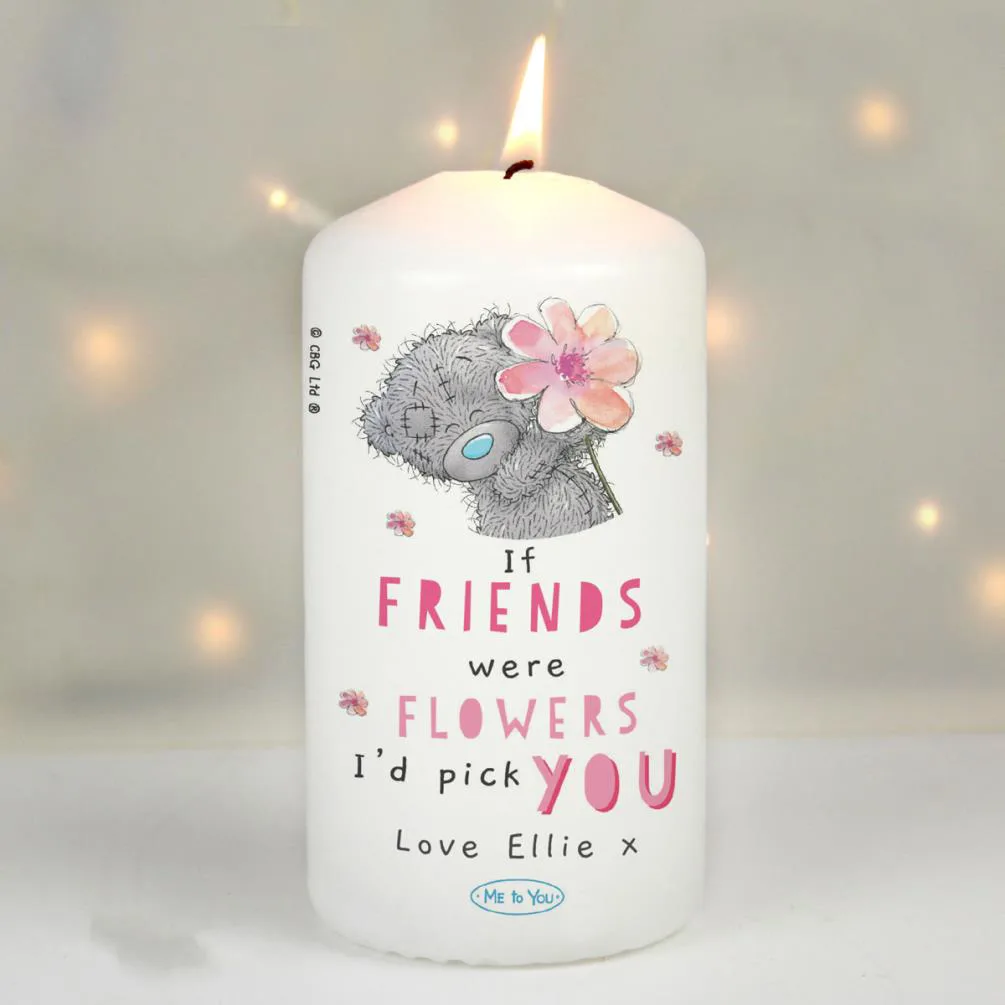 Personalised Me to You Bear I'd Pick You Pillar Candle Extra Image 3
